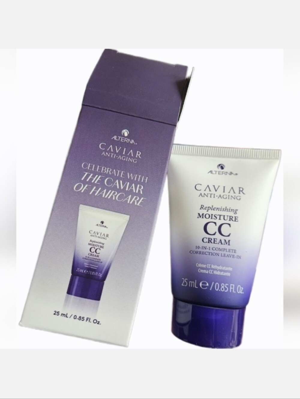 NWT MINI CAVIAR ANTI-AGING REPLENISHING MOISTURE CC HAIR CREAM!